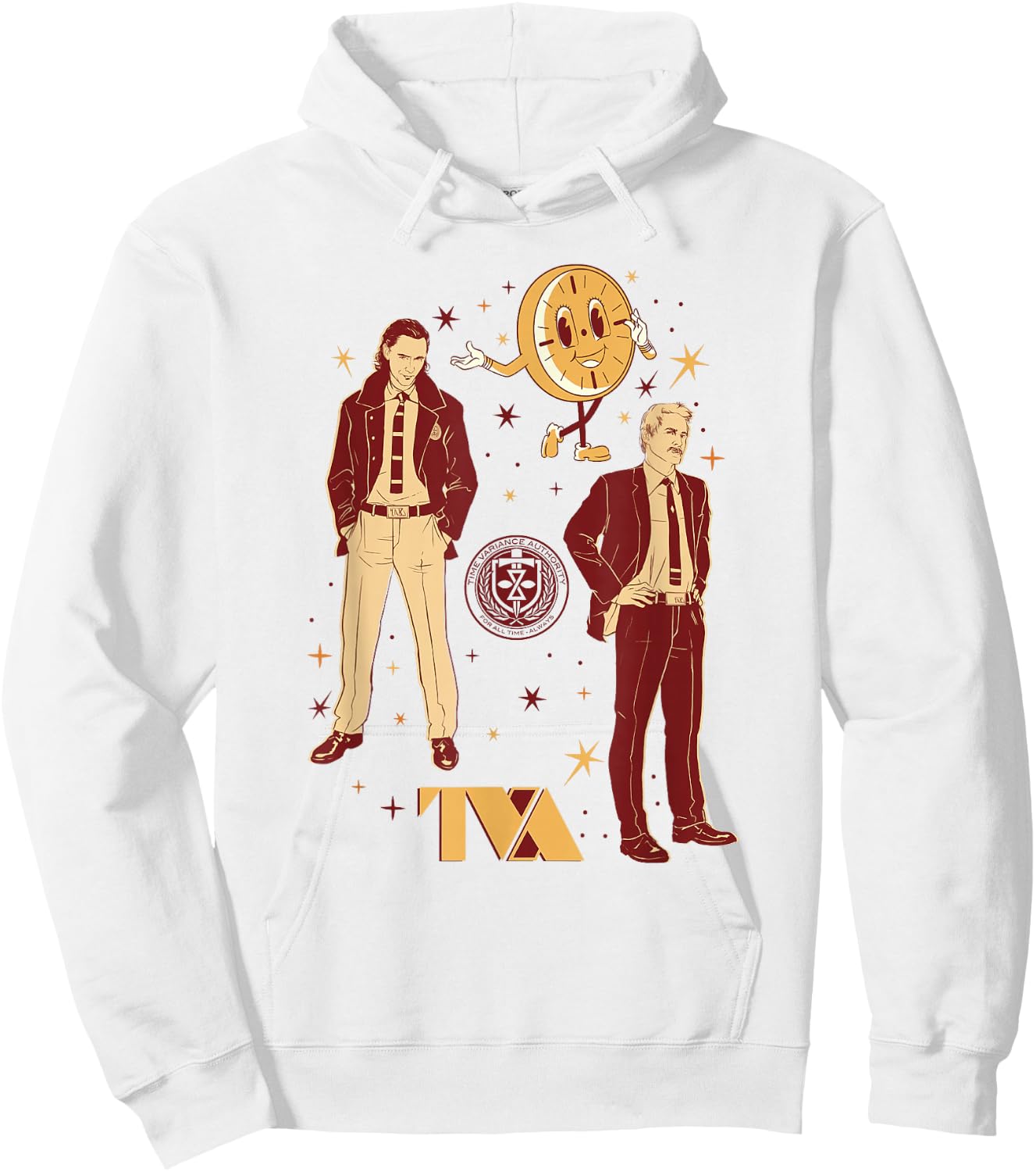 Marvel Loki & Mobius TVA Icons For All Time Hoodie - Hoodie | White