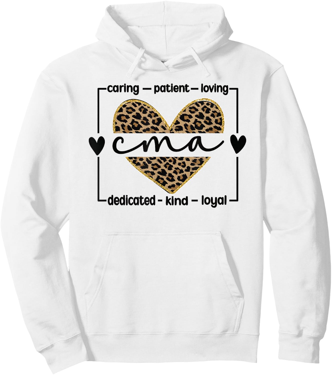 CMA Certified Medical Assistant Hoodie - Hoodie | White