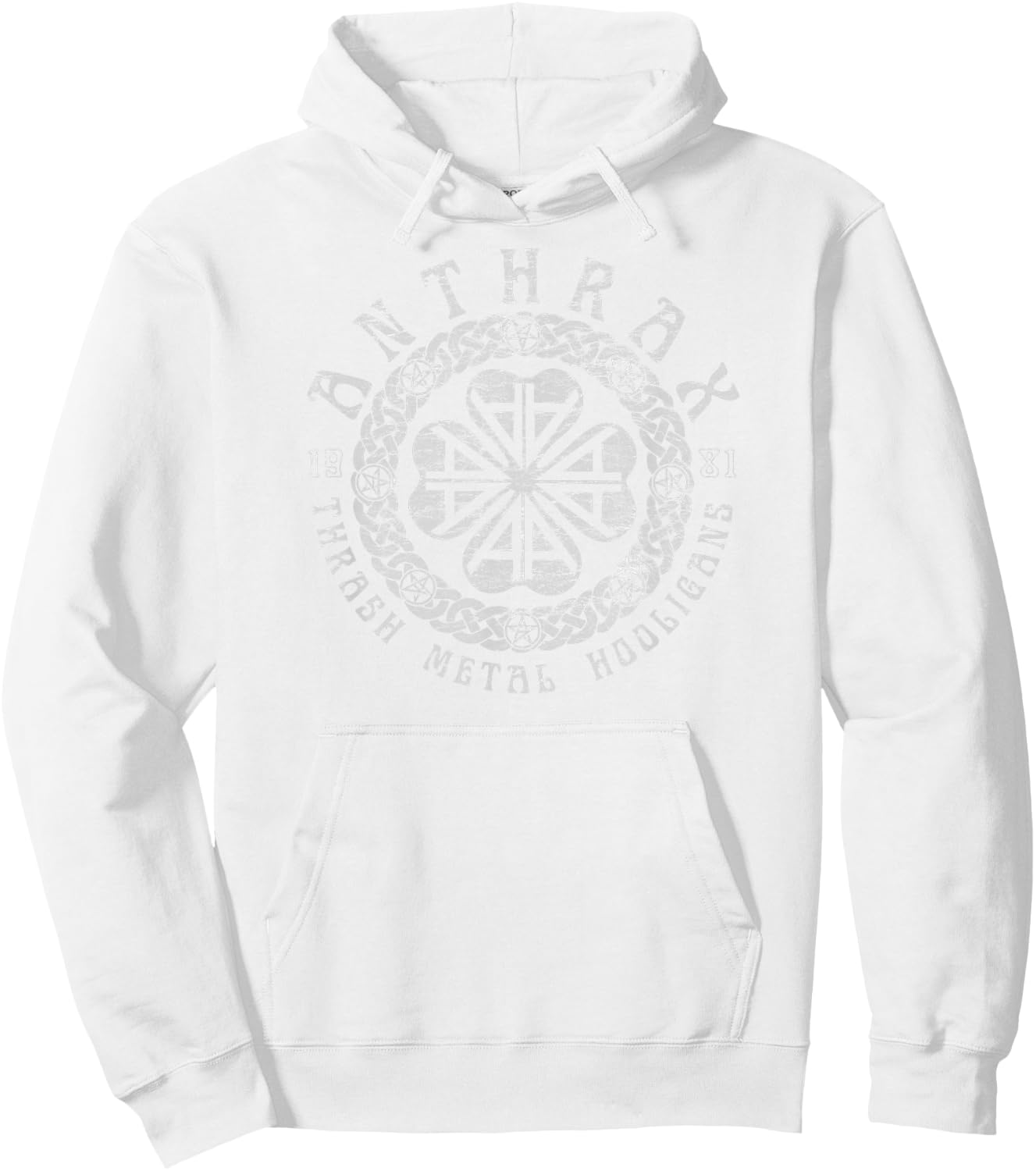 Anthrax – Hooligans Shamrock St. Patrick's Day Hoodie - Hoodie | White