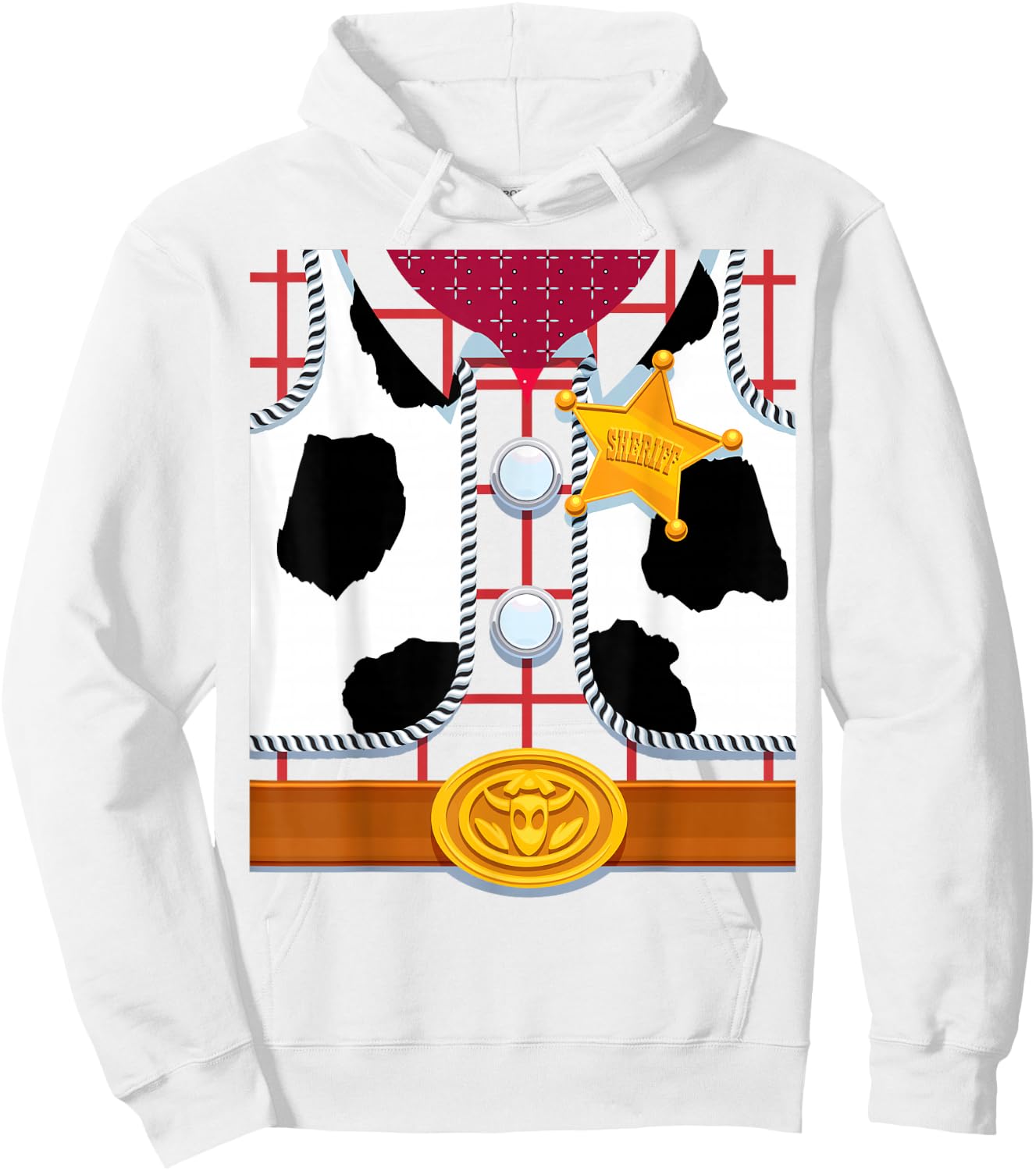 Disney and Pixar's Sheriff Woody Halloween Costume Hoodie - Hoodie | White