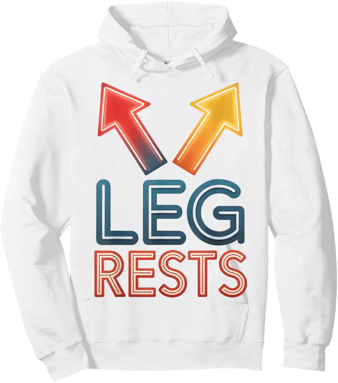 Leg Rests Funny Couple Humor Adult Joke Men Women Dirty Hoodie - Hoodie | White
