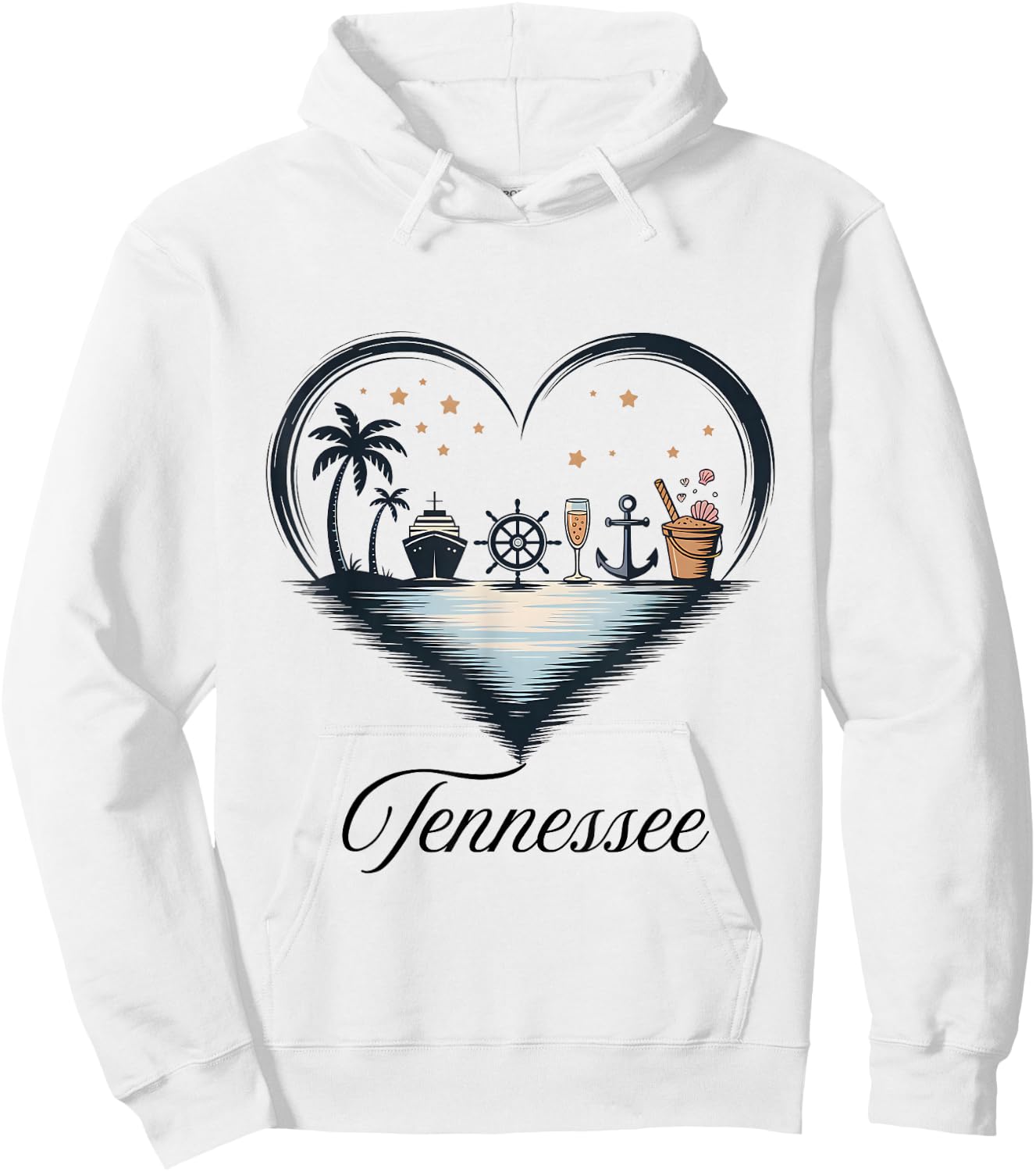 Girls Trip Cruise Vacation Travel Tennessee Hoodie - Hoodie | White