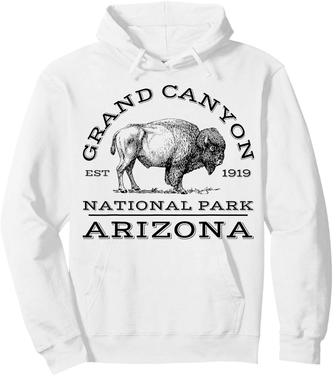 Grand Canyon National Park Hoodie - Hoodie | White