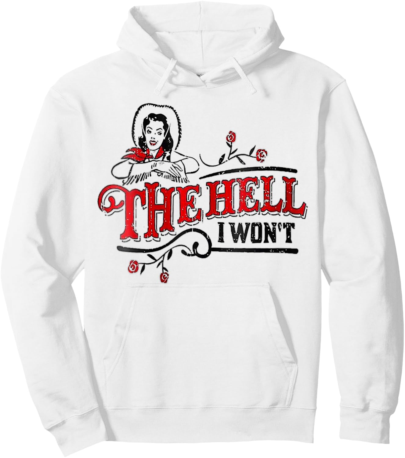 The Hell I Won't Apparel For Life Hoodie - Hoodie | White