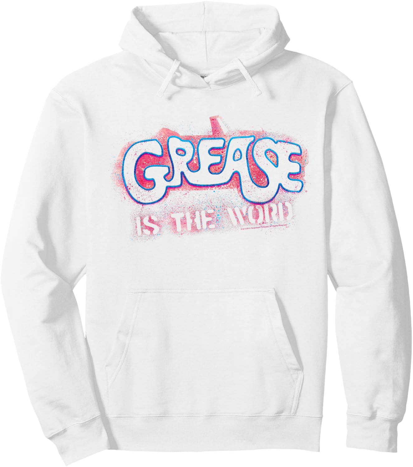 Grease Grease is The Word Hoodie - Hoodie | White