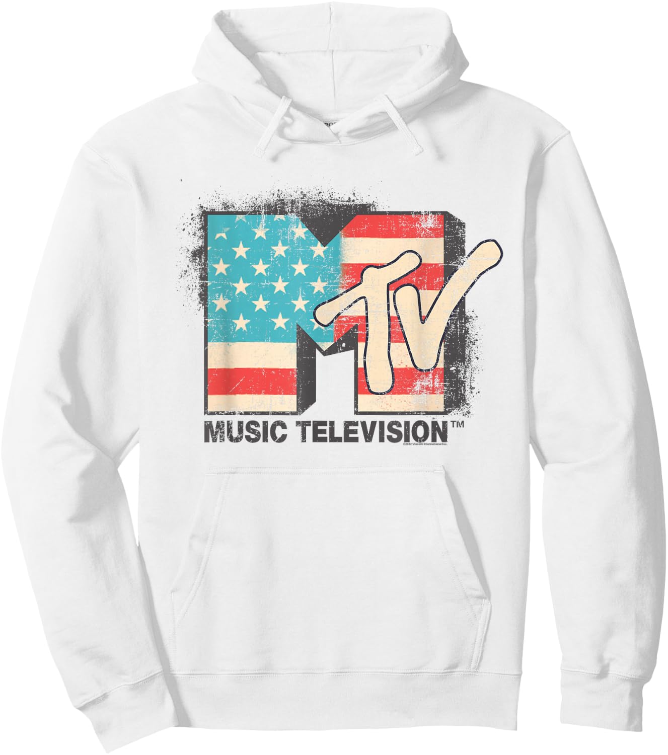 MTV Americana Logo Hoodie - Hoodie | White