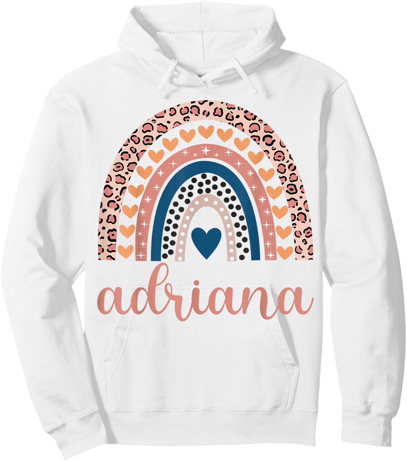 Adriana Adriana Name Birthday Shirt Gift Hoodie - Hoodie | White
