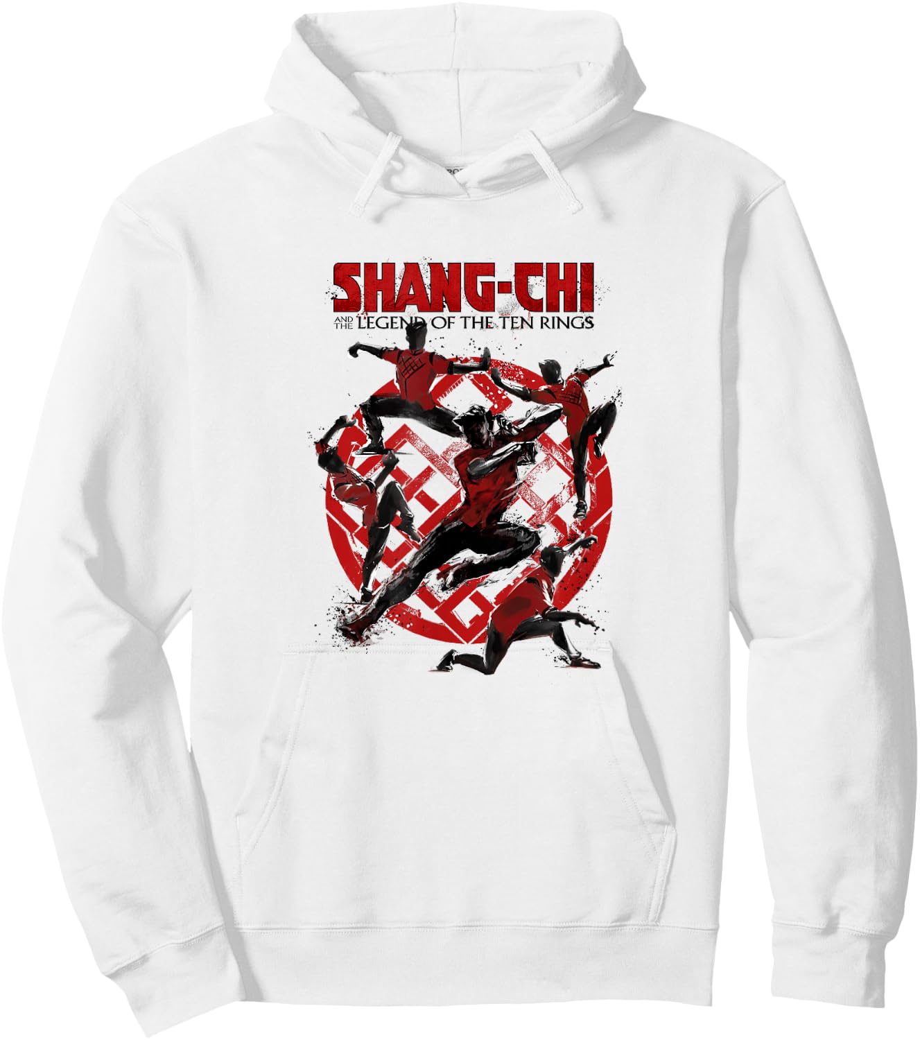 Marvel Shang-Chi Poses Logo Hoodie - Hoodie | White