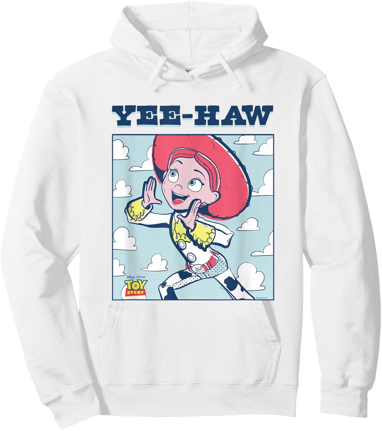 Disney Pixar Toy Story Jessie YEE-HAW Hoodie - Hoodie | White