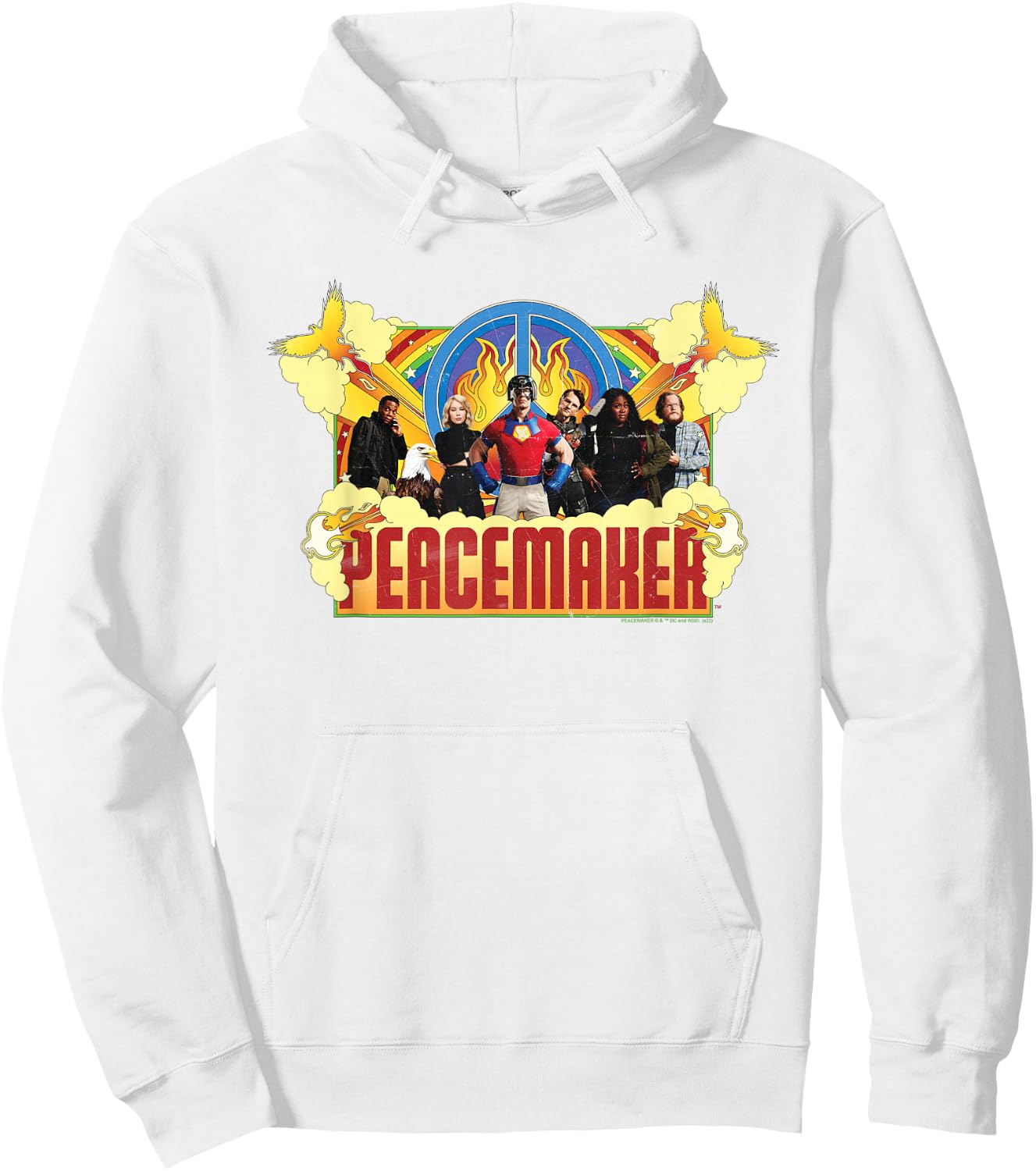 Peacemaker Main Crew Hoodie - Hoodie | White