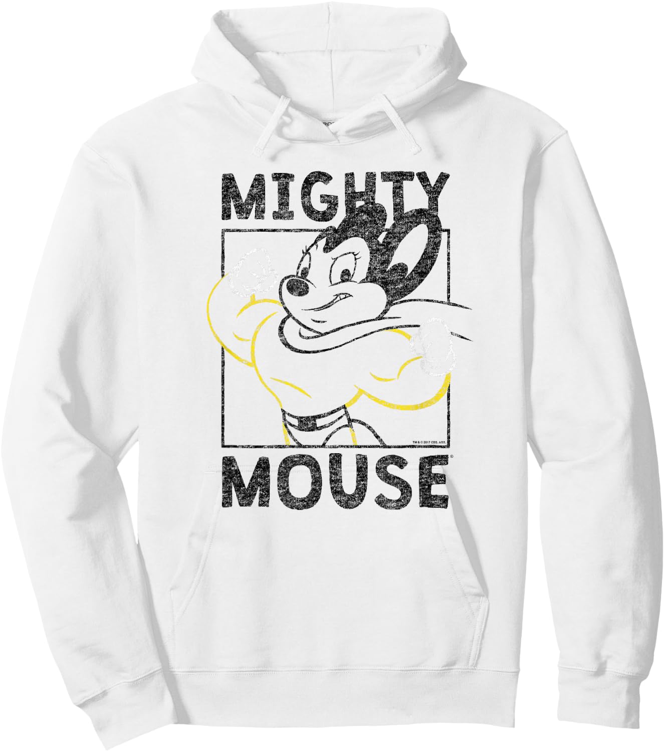 Mighty Mouse Break The Box Hoodie - Hoodie | White