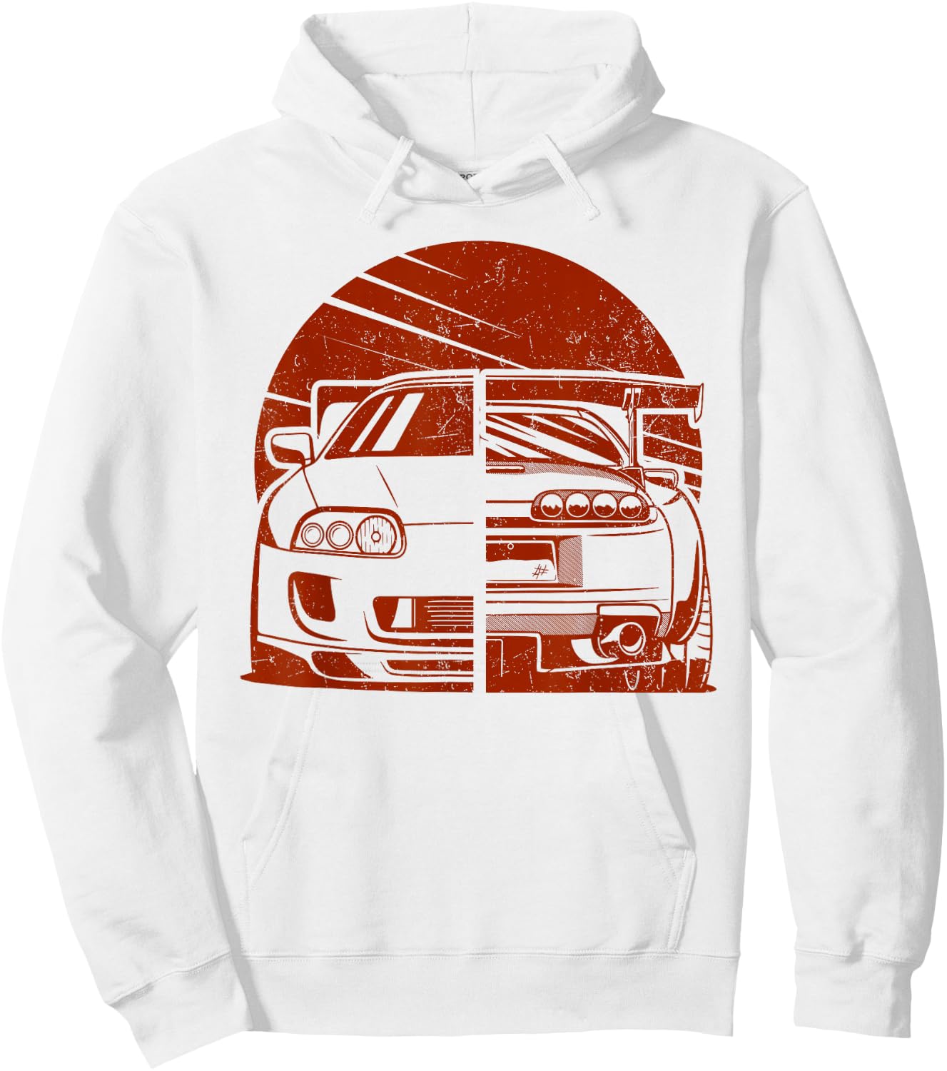 JDM Japan Motorsport tuning car 90s Hoodie - Hoodie | White