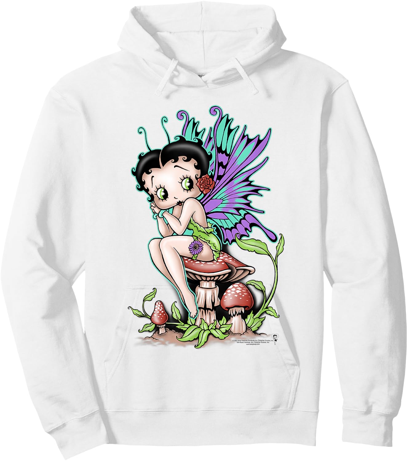 Betty Boop Fairy Hoodie - Hoodie | White