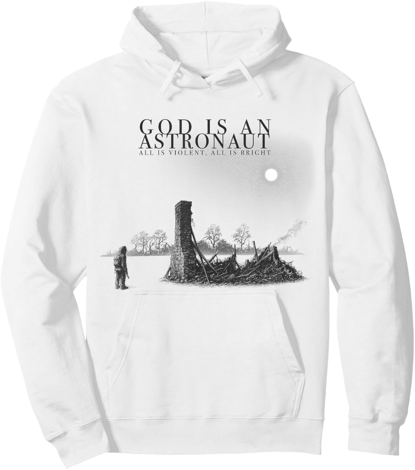 All is Violent, All is Bright Hoodie - Hoodie | White