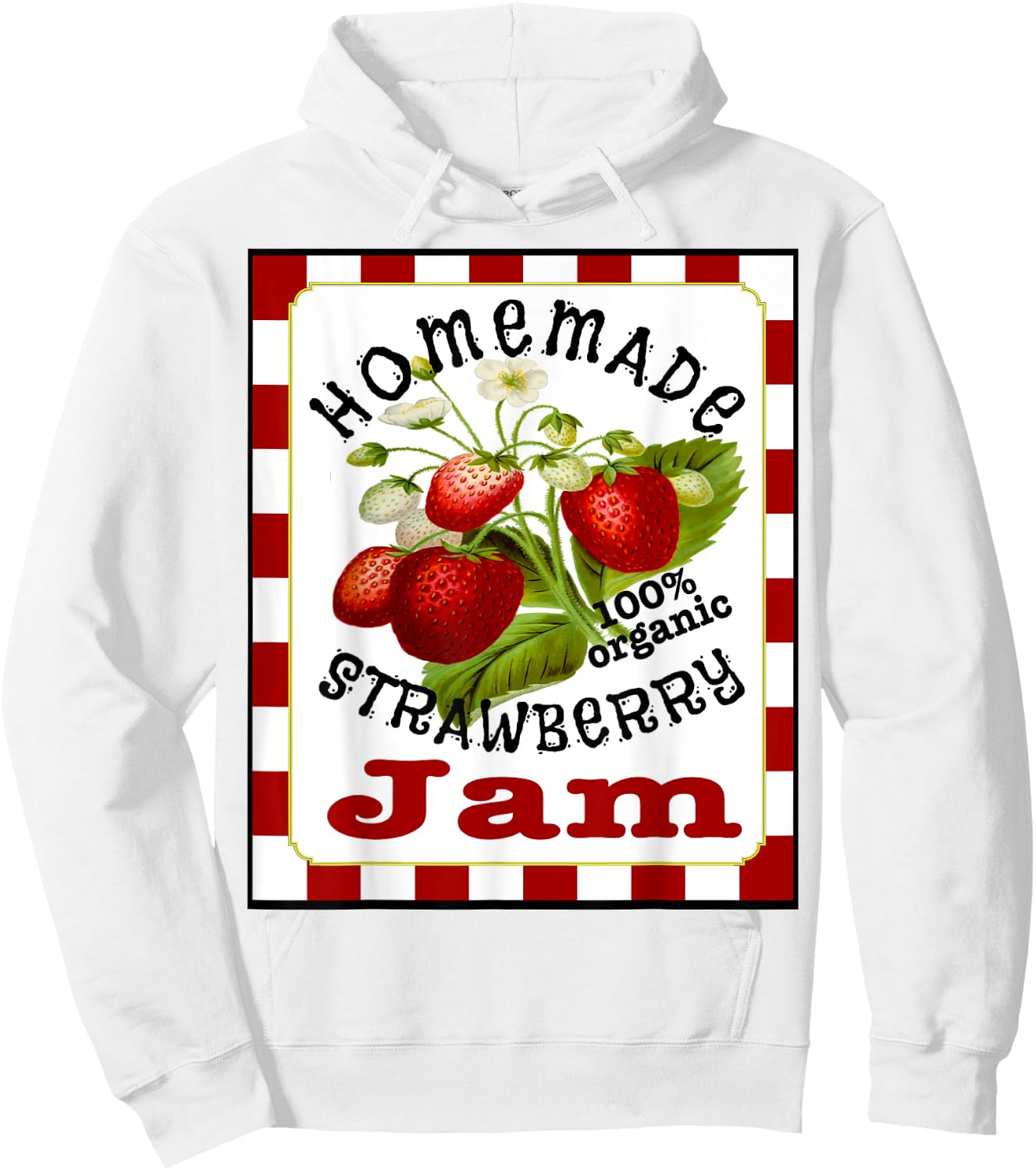 Cute Homemade Strawberry Jam Halloween Costume Shirt Hoodie - Hoodie | White