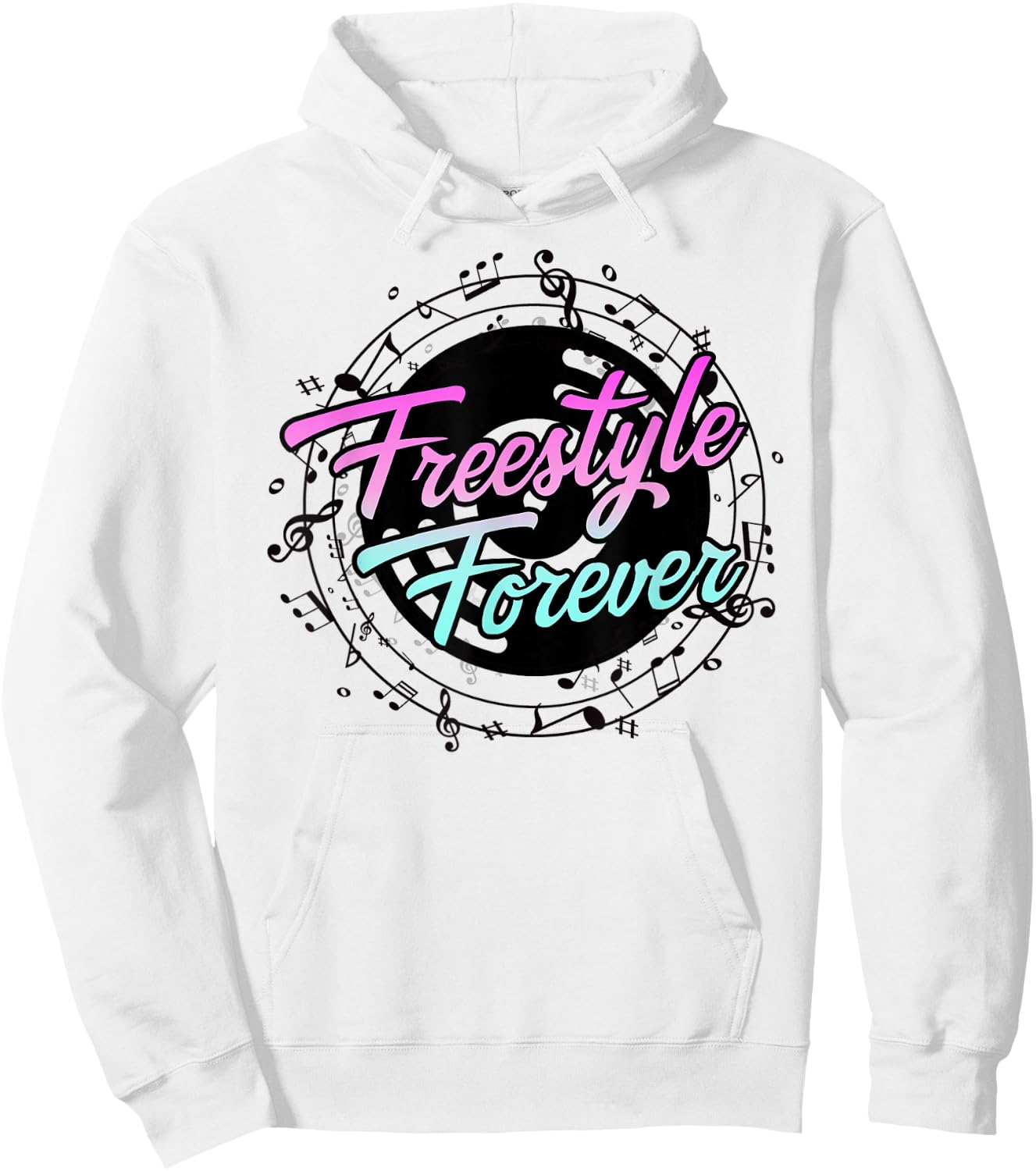 Freestyle Forever for Lovers of 80s Freestyle Dance Music Hoodie - Hoodie | White