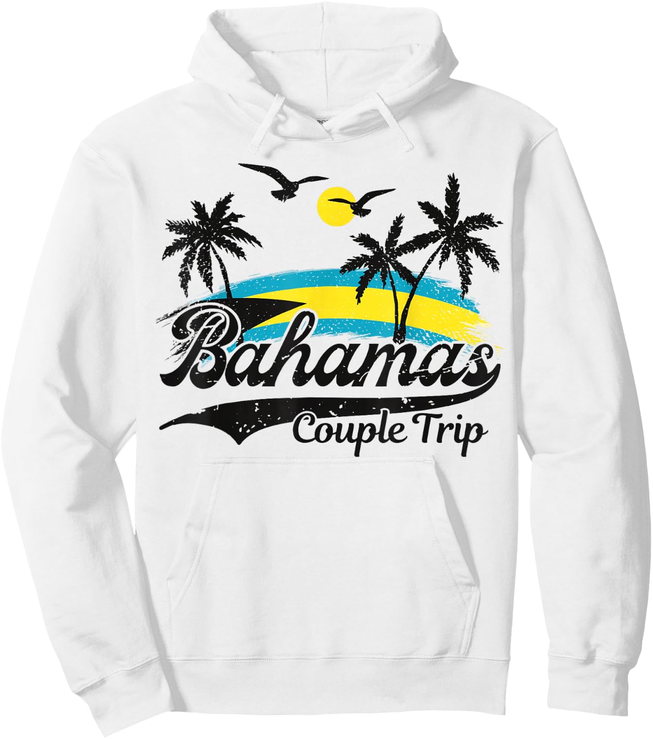 Bahamas travel matching Couples Trip reunion Party Cruising Hoodie - Hoodie | White