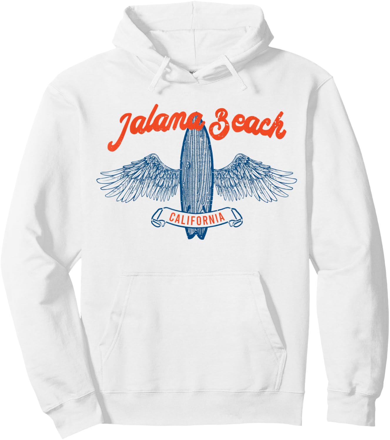 Vintage Jalama Beach California Palm Trees CA Retro Surf Women Hoodie - Hoodie | White