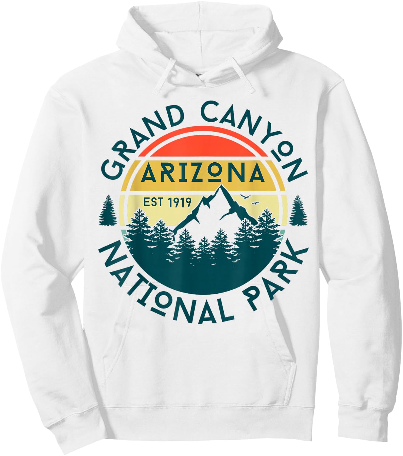 Grand Canyon National Park Hoodie - Hoodie | White