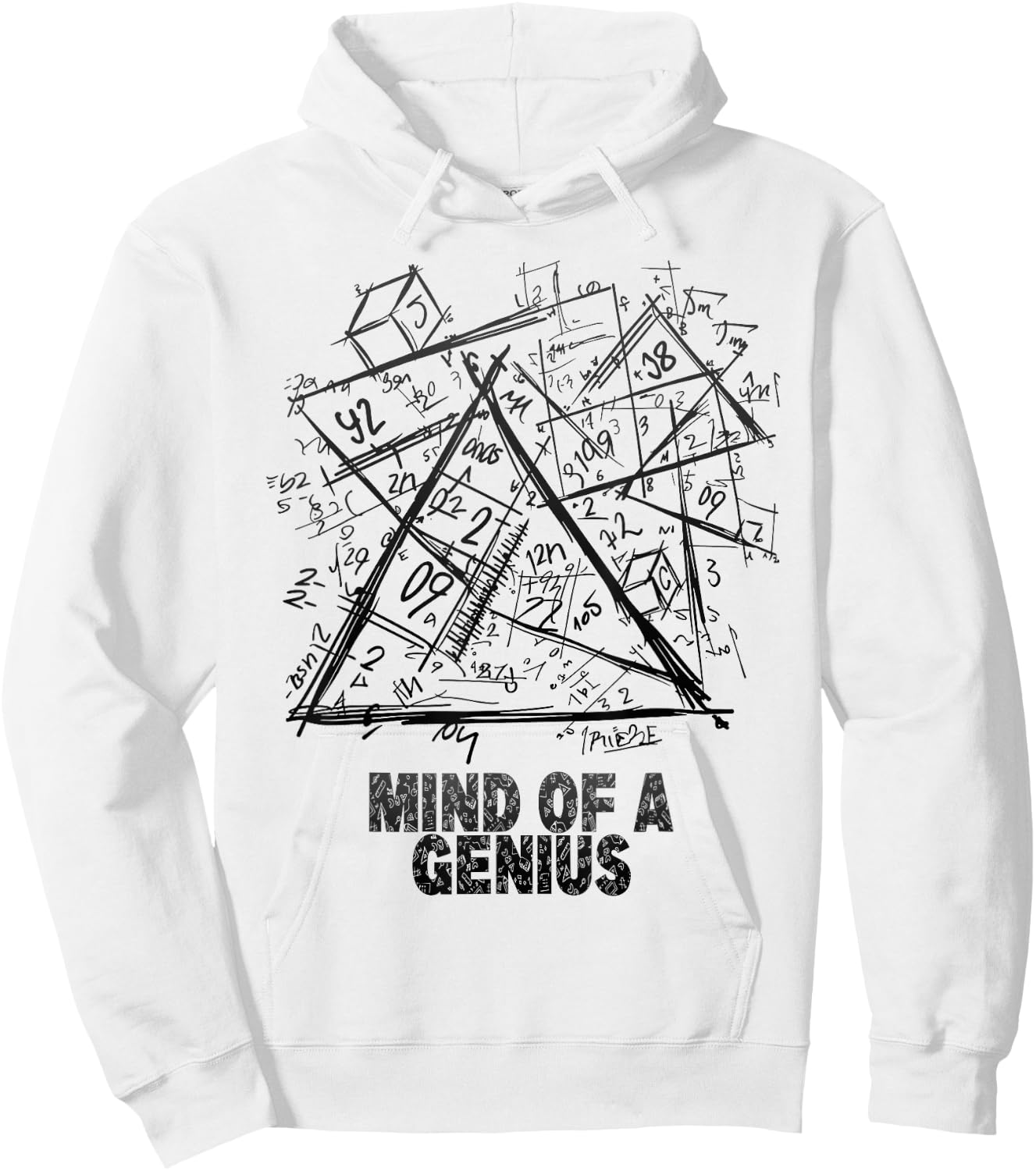 Mind of a genius, genius, science, nerd Hoodie - Hoodie | White