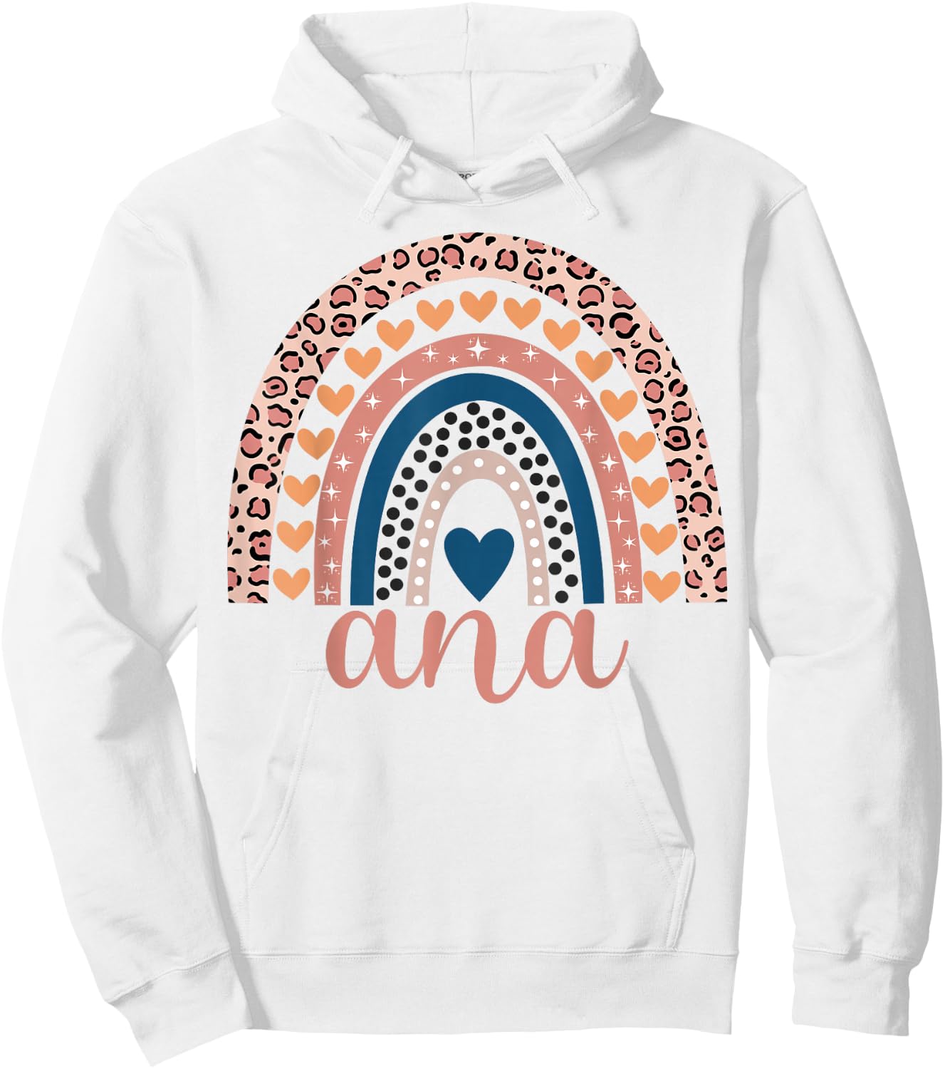 Ana Ana Name Birthday Shirt Gift Hoodie - Hoodie | White