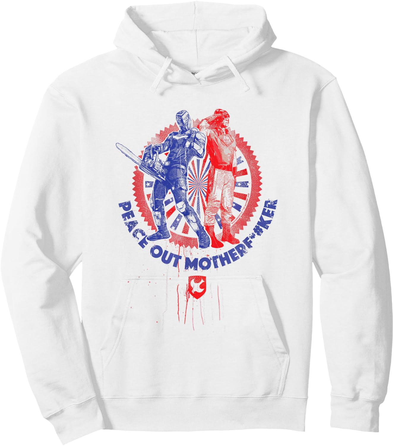 Peacemaker The Vigilante Peace Stamp Hoodie - Hoodie | White