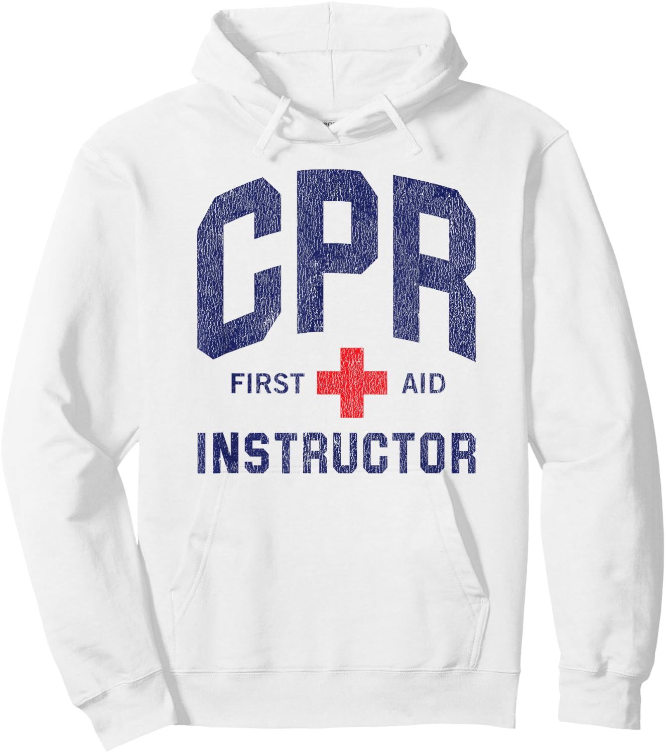 CPR First Aid AED Instructor Hoodie - Hoodie | White