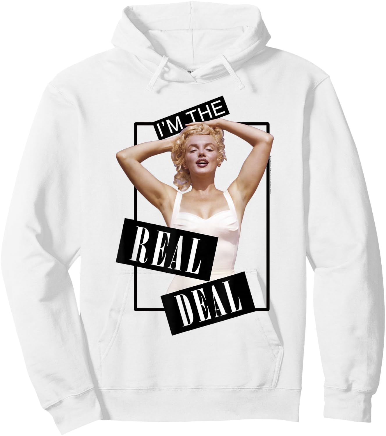 Marilyn Monroe Real Deal Hoodie - Hoodie | White