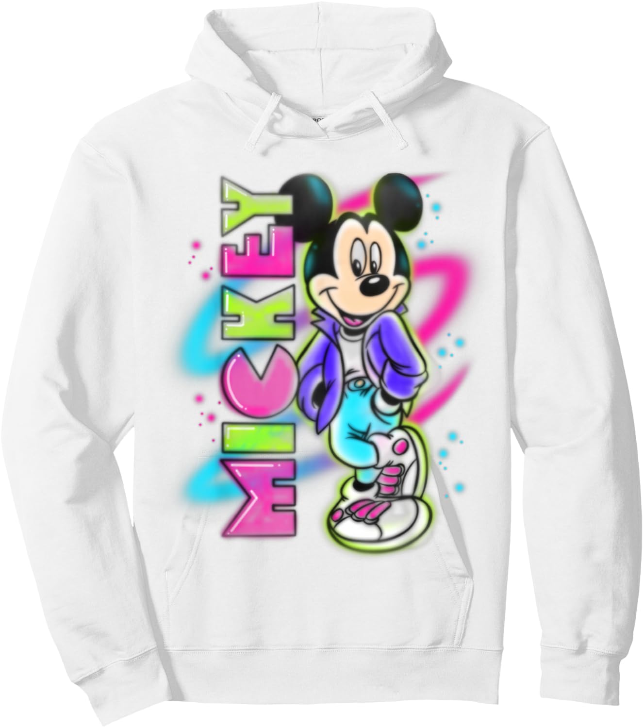 Disney - Mickey Mouse Airbrush Hoodie - Hoodie | White
