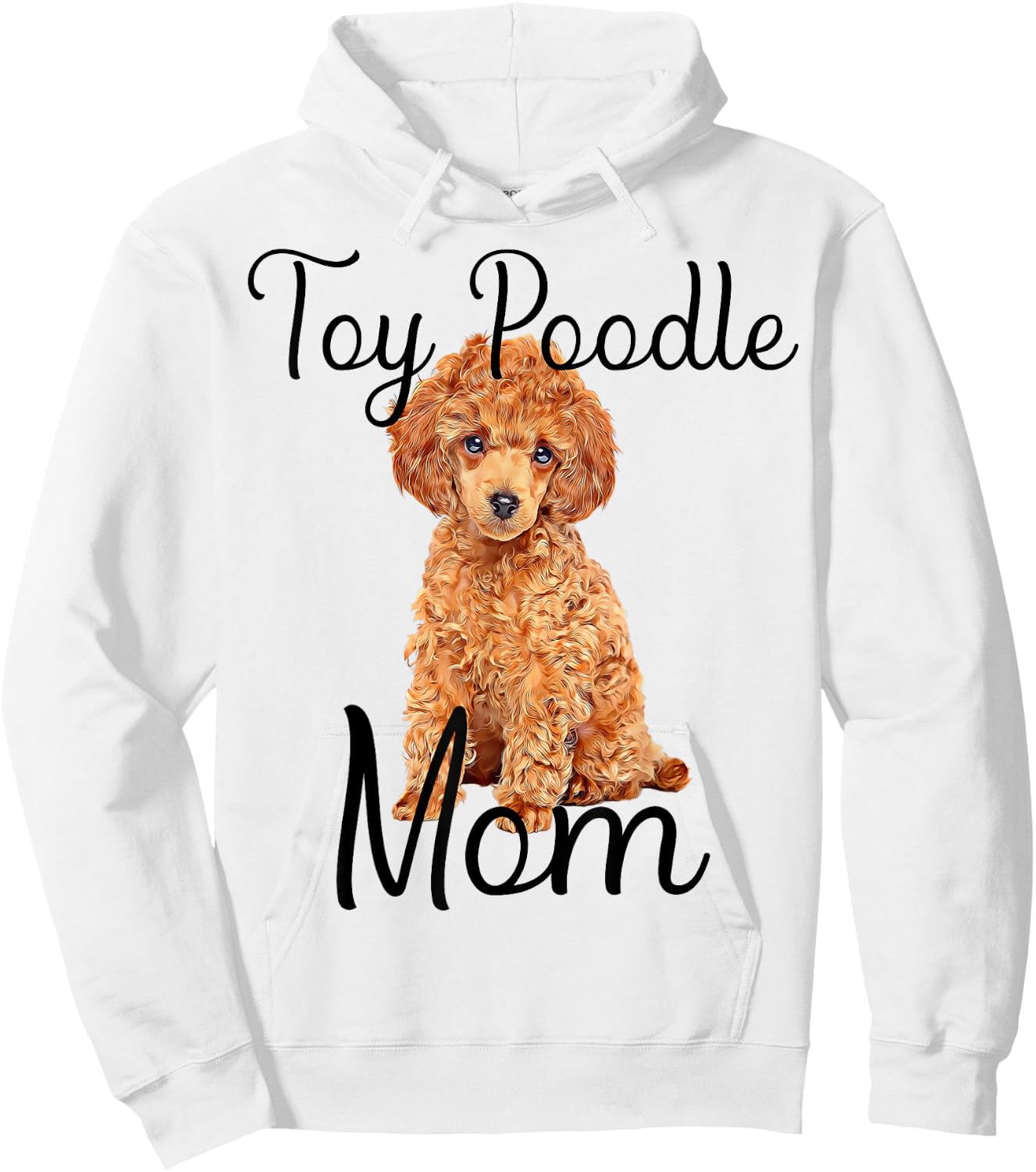 Waffle Toy Poodle Dog Mom Toy Poodle Puppy Lover Hoodie - Hoodie | White