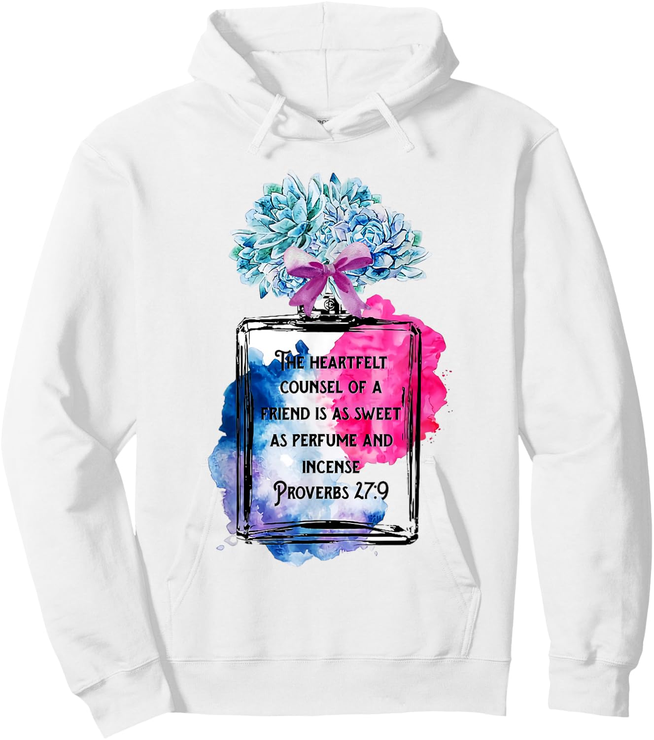 The Heartfelt Counsel Of A Friend Is As Sweet As Perfume Hoodie - Hoodie | White