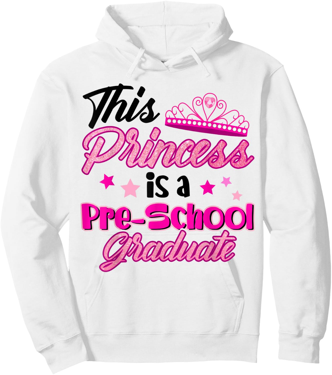 This Princess Is A Pre-School Graduate Cute Design For Kids Hoodie - Hoodie | White