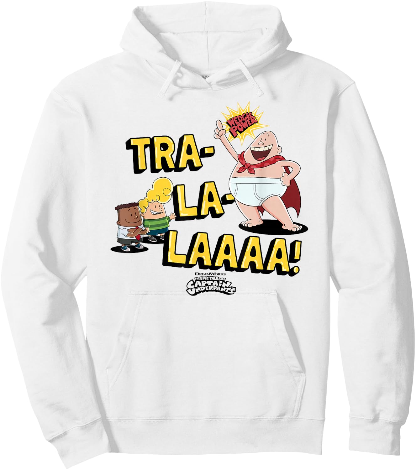 Captain Underpants The First Epic Movie Wedgie Power Small Hoodie - Hoodie | White