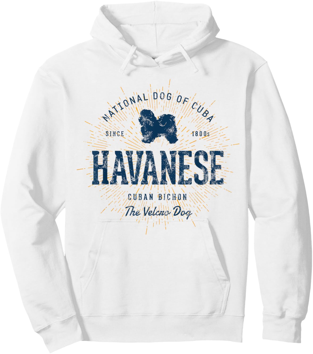 Retro Vintage Havanese Hoodie - Hoodie | White