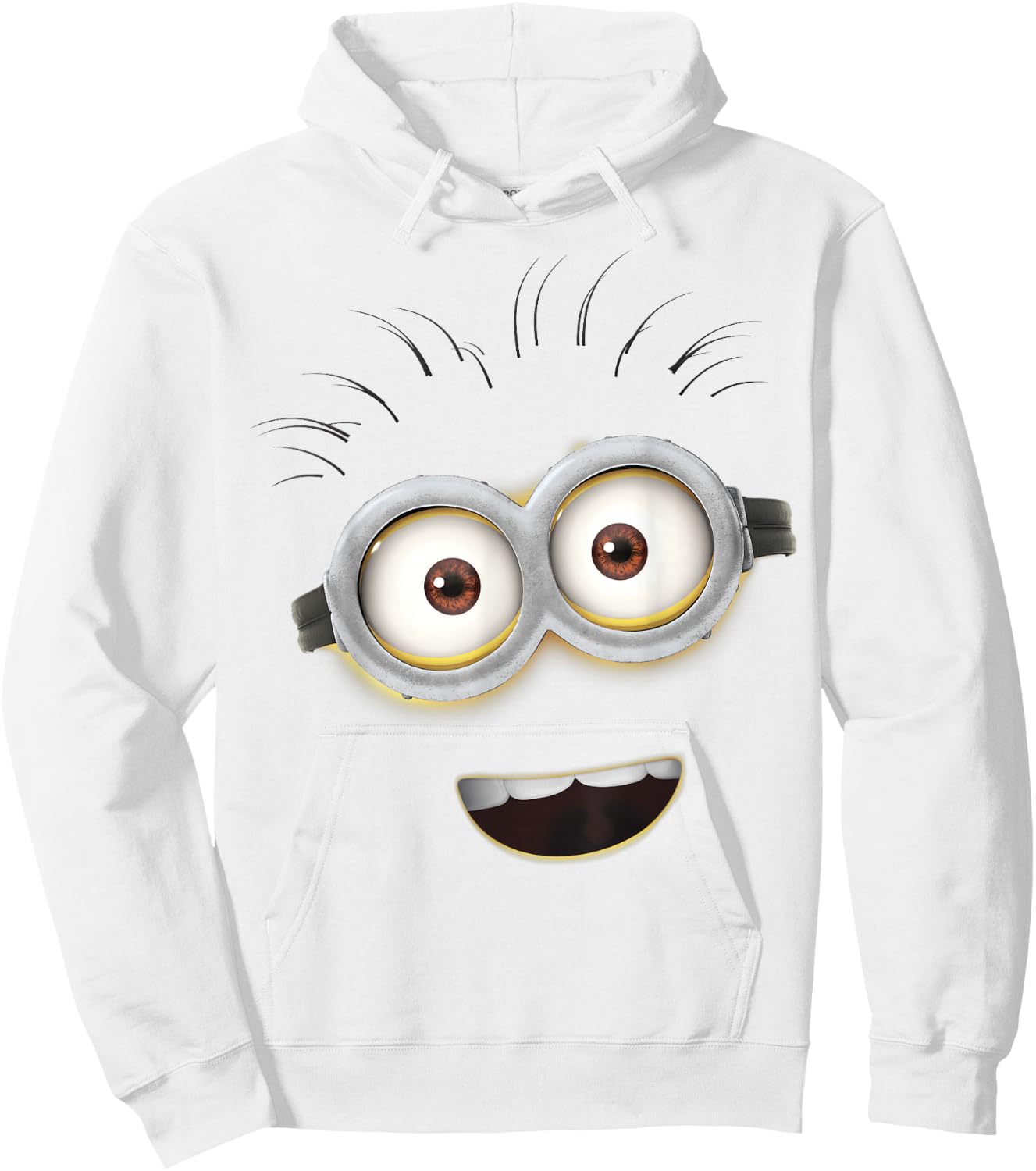 Despicable Me Minions Phil Big Grin Graphic Hoodie - Hoodie | White