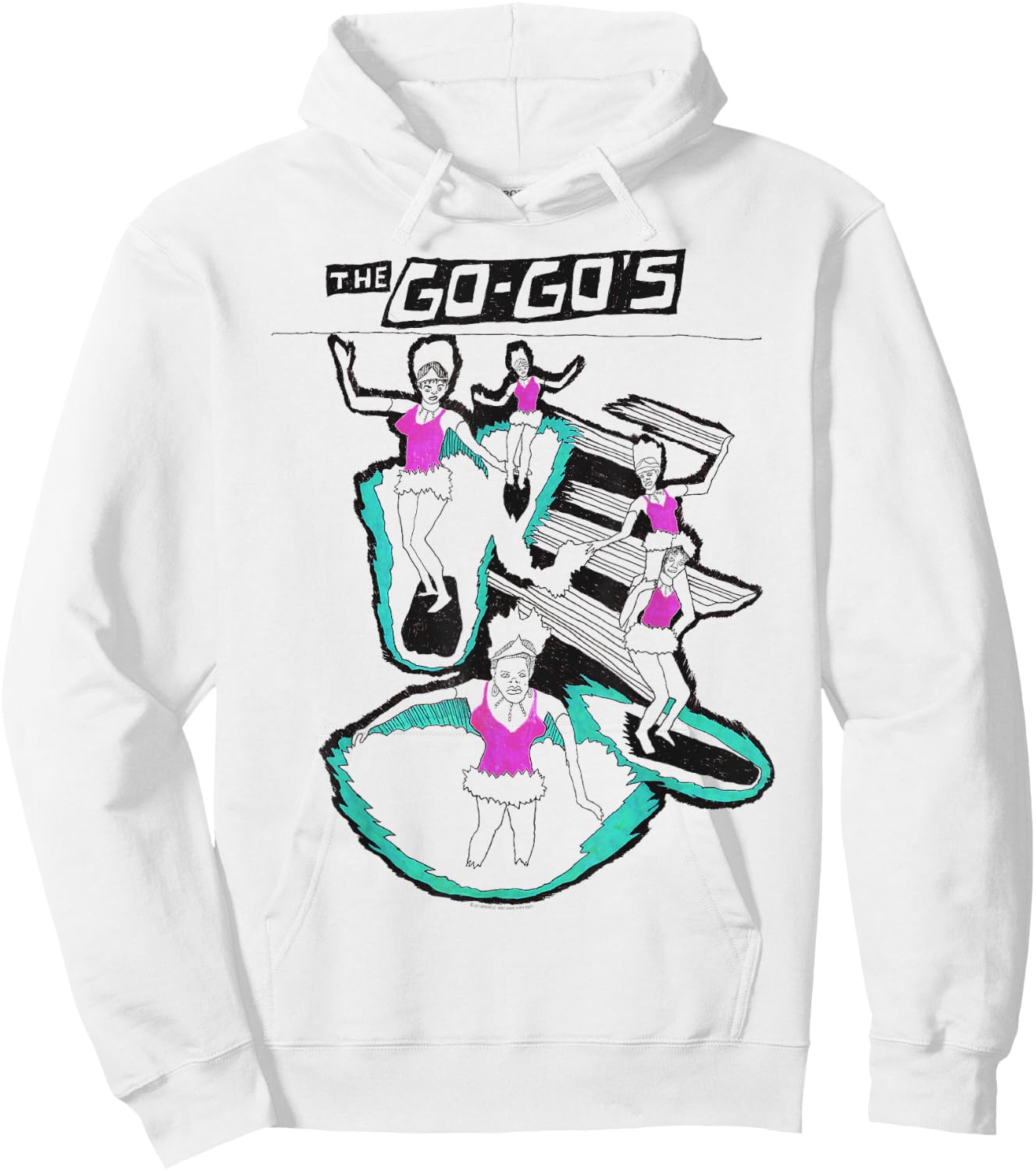 The Go-Go's - Surfing Hoodie - Hoodie | White