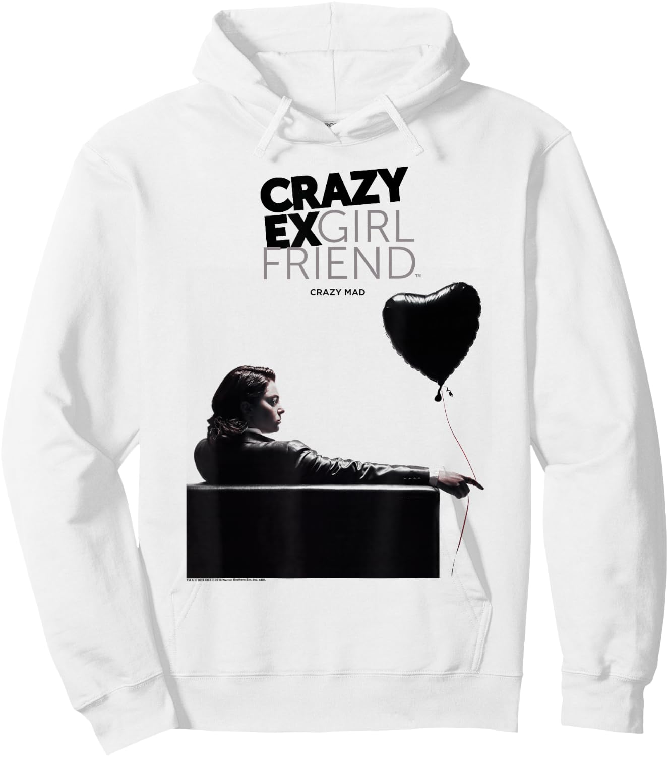 Crazy Ex-Girlfriend Crazy Mad Hoodie - Hoodie | White