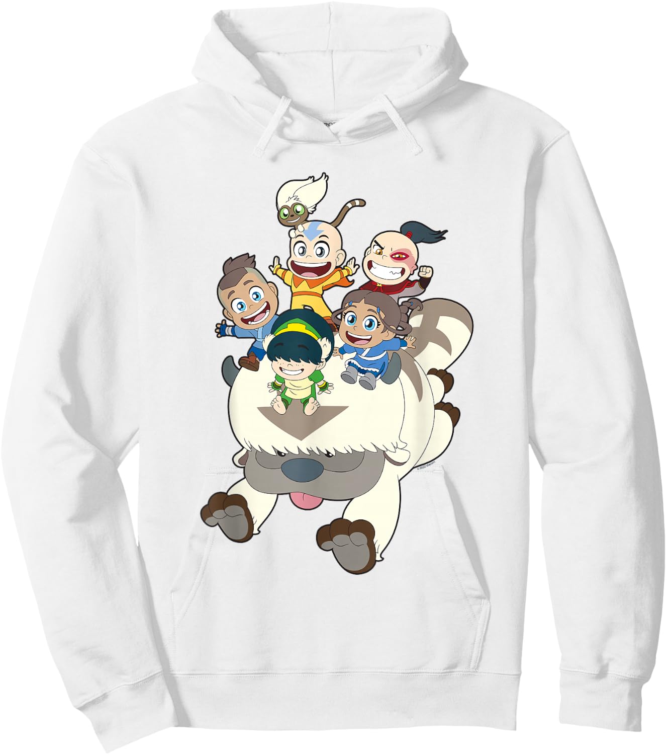 Avatar: The Last Airbender Group Chibi Hoodie - Hoodie | White