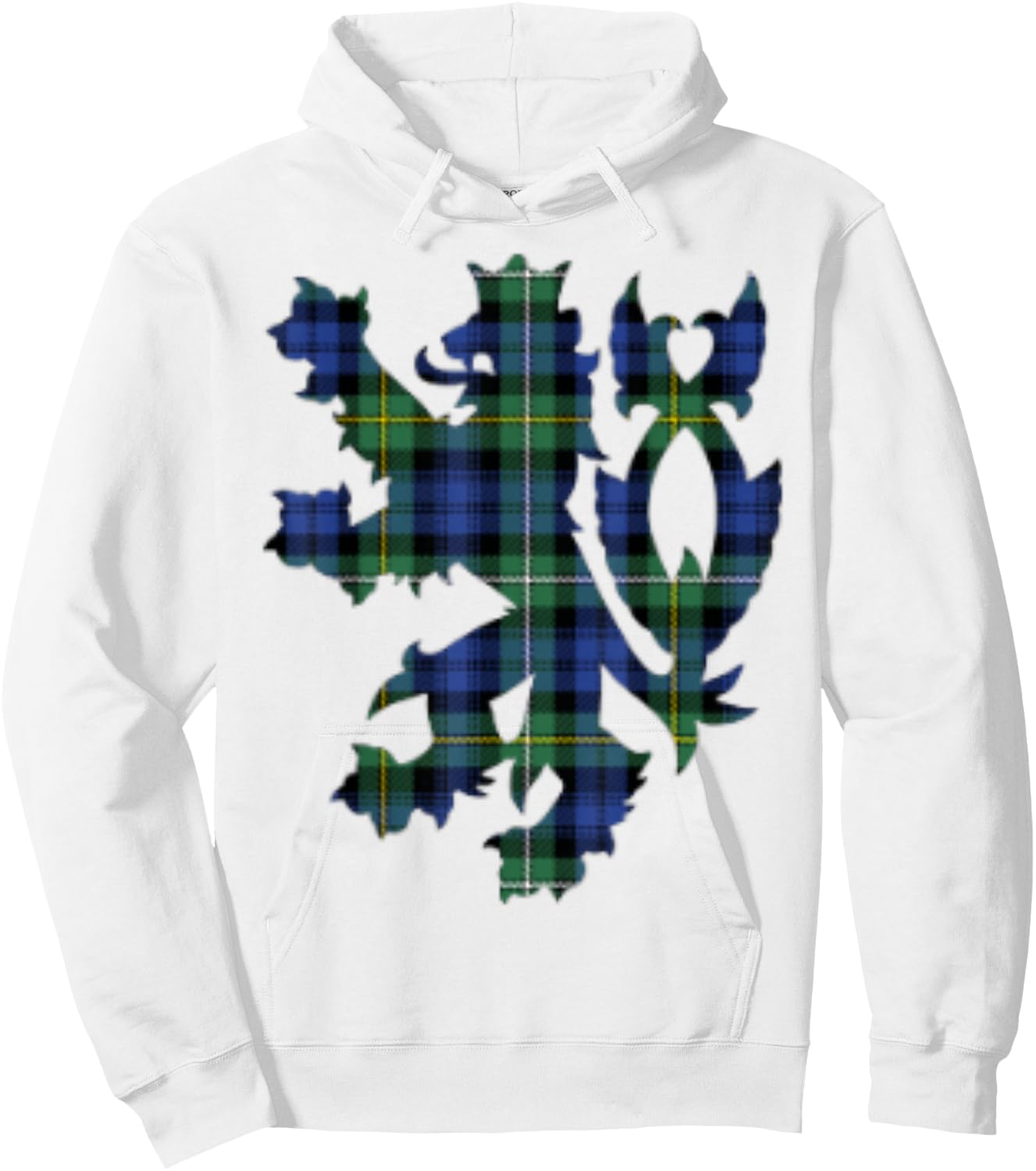 Clan Campbell of Argyll Tartan Family Name Scotland Pride Hoodie - Hoodie | White