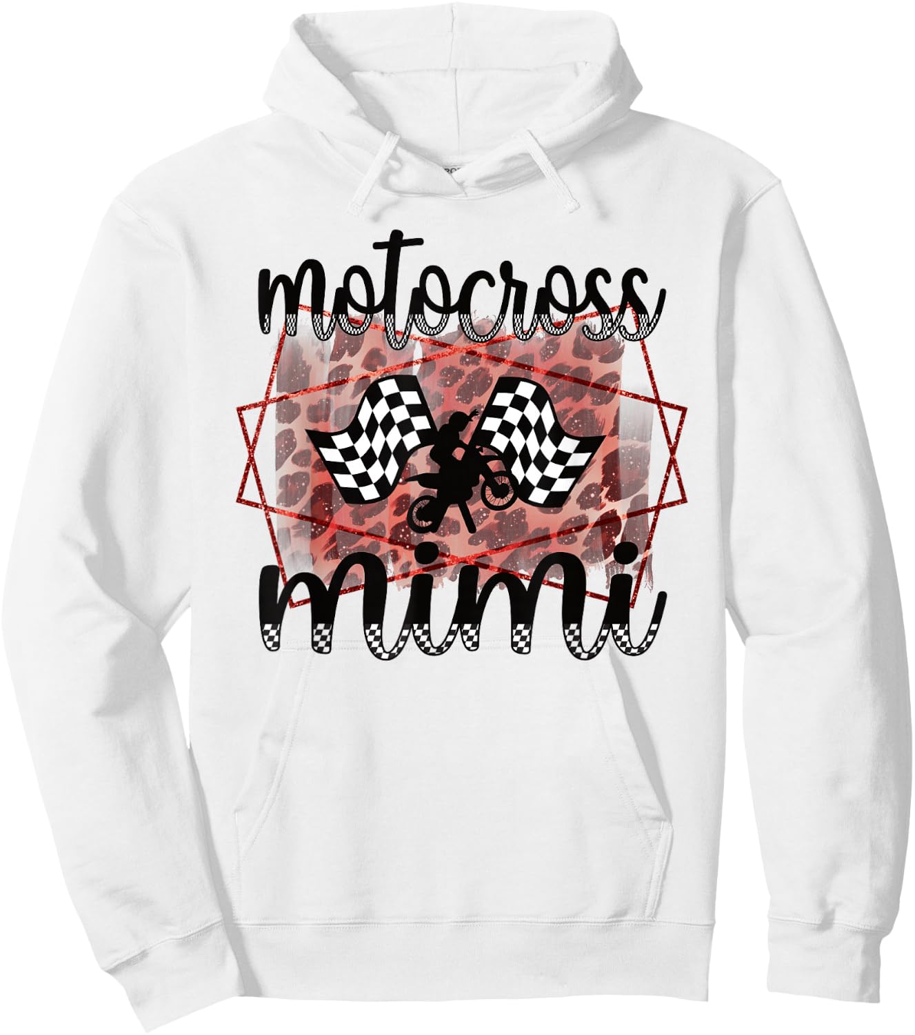 Motocross Mimi Proud Motocross Mimi Grandma Hoodie - Hoodie | White