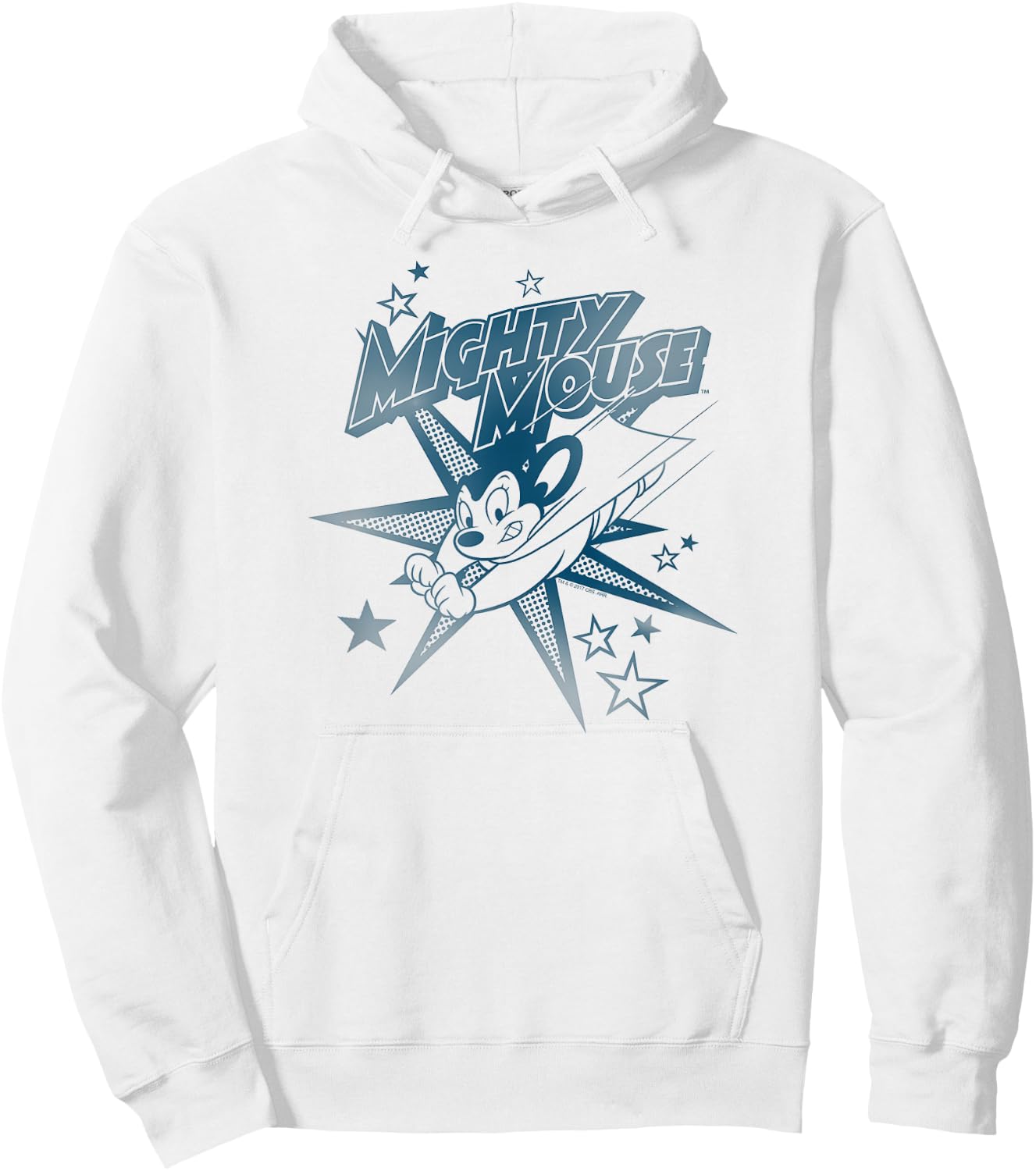 Mighty Mouse Is A Star Hoodie - Hoodie | White