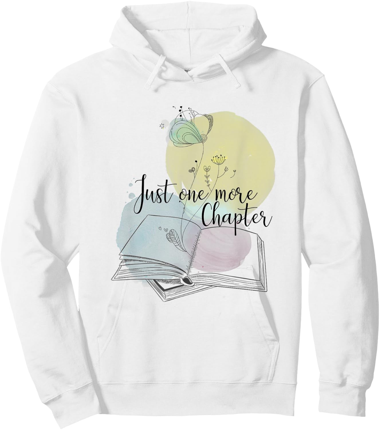 Just One More Chapter Hoodie - Hoodie | White