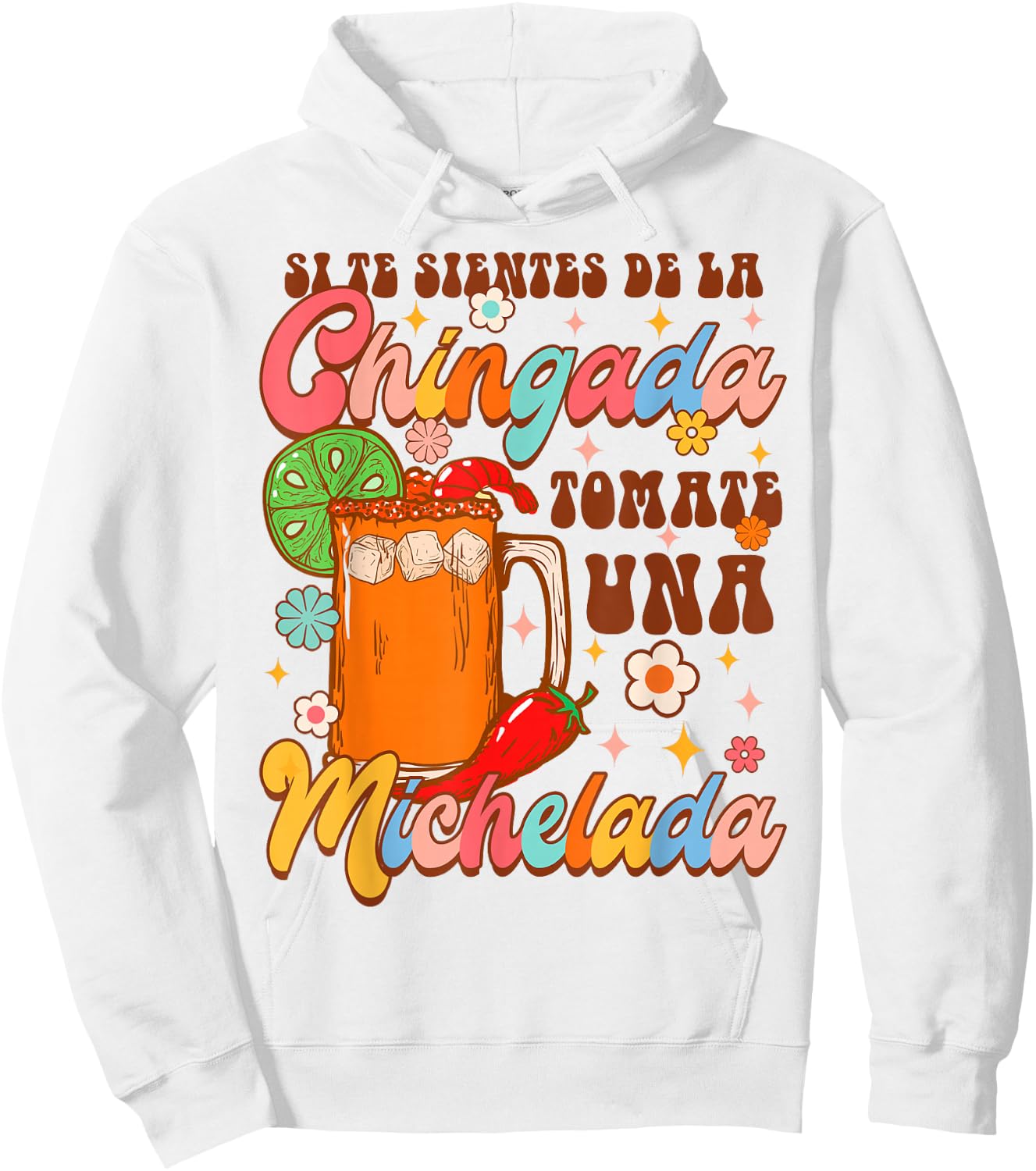 Funny Spanish Michelada Drinking Tomate Una Michelada Hoodie - Hoodie | White