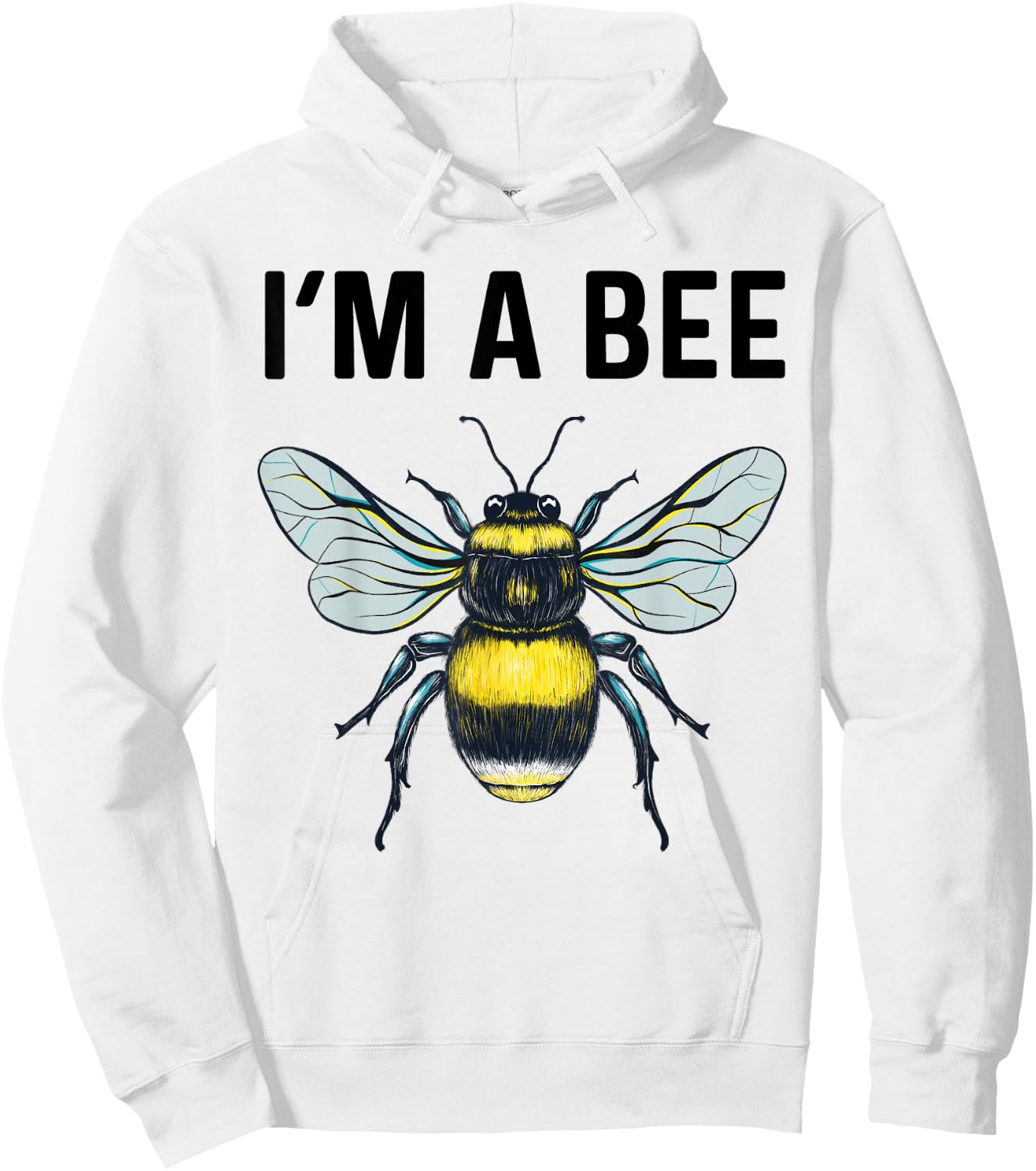 Halloween Bee Costume I'm Bee Women Kids Boys Girls Hoodie - Hoodie | White