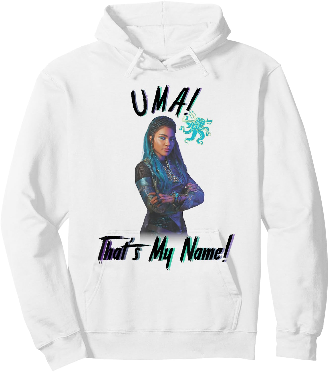Disney Descendants 2 Uma! That's My Name Portrait Hoodie - Hoodie | White