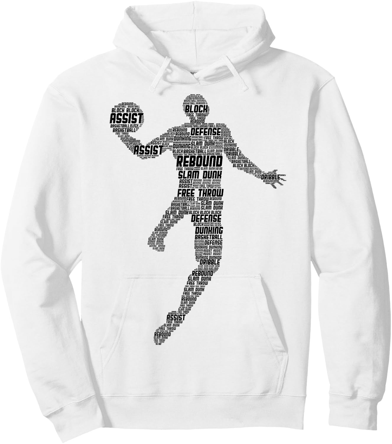 Basketball Basketball Boys Men Children Hoodie - Hoodie | White