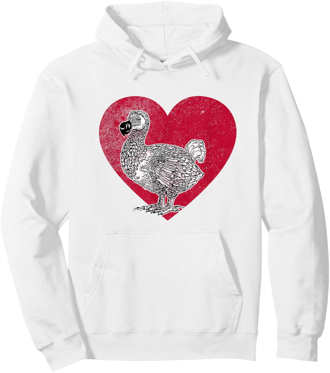 Dodo Bird Stuffed Animal - Wildlife Animal Hoodie - Hoodie | White