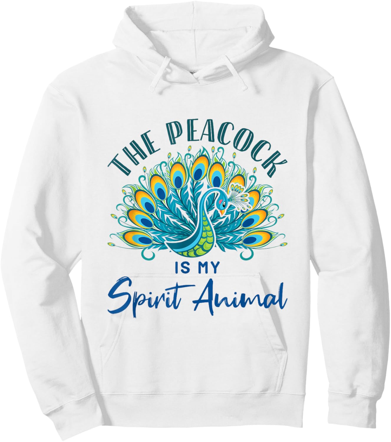 Peacock Lover Spirit Animal Birds Hoodie - Hoodie | White
