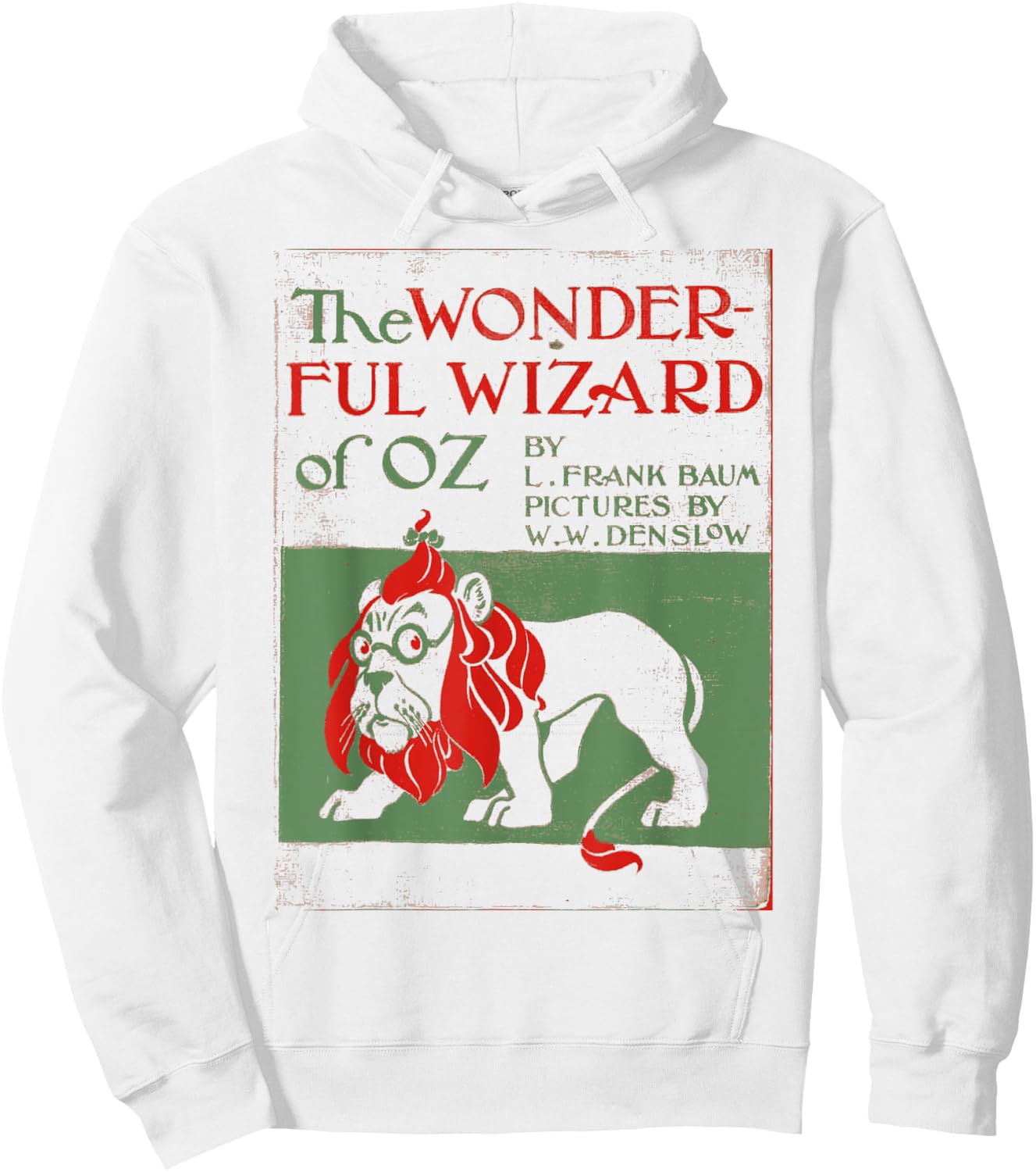 The Wonderful Wizard Of Oz vintage Lion Hoodie - Hoodie | White