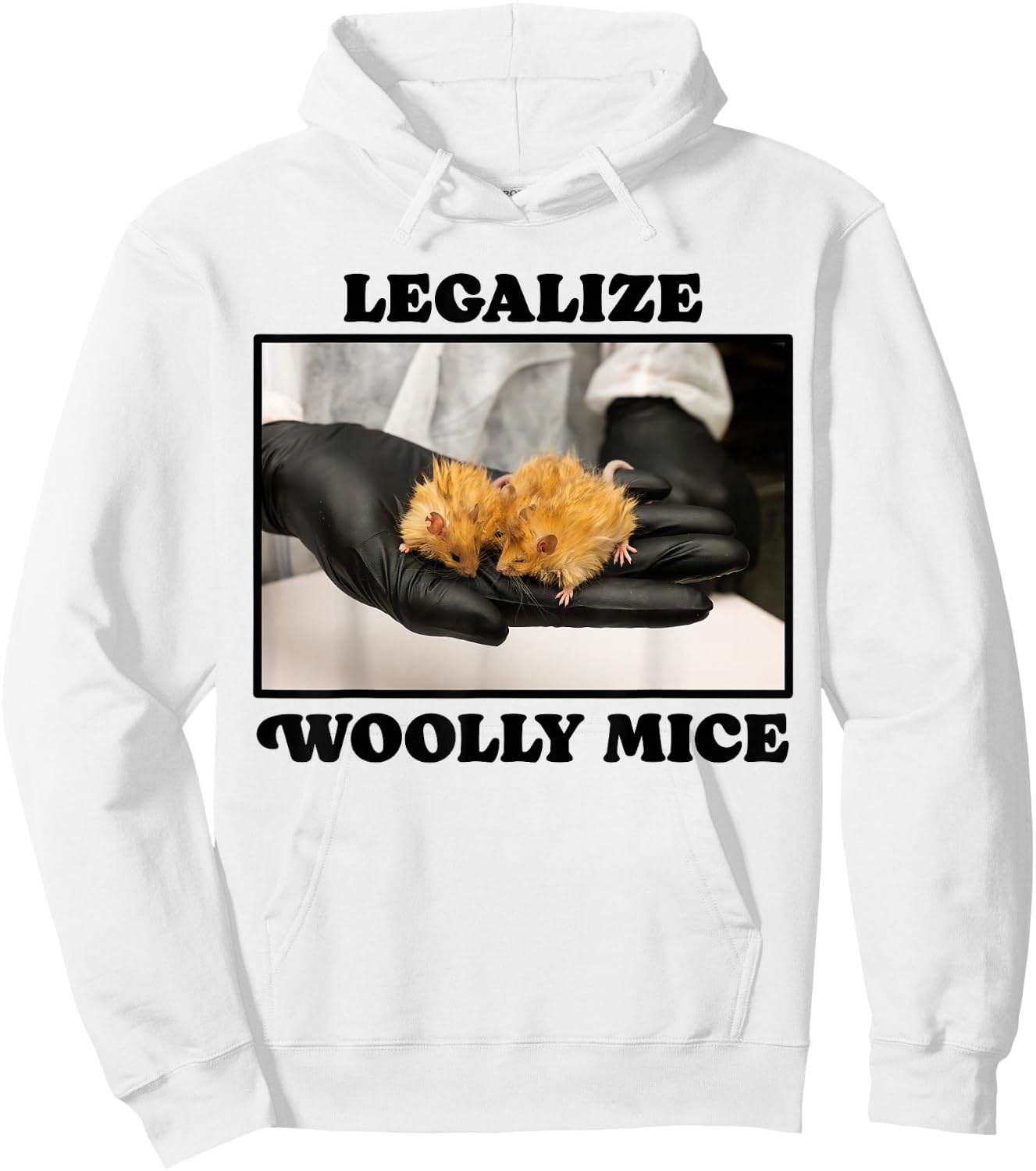 Legalize Woolly Mice Mammoth CRISPR Extinct Species Cute Pet Hoodie - Hoodie | White